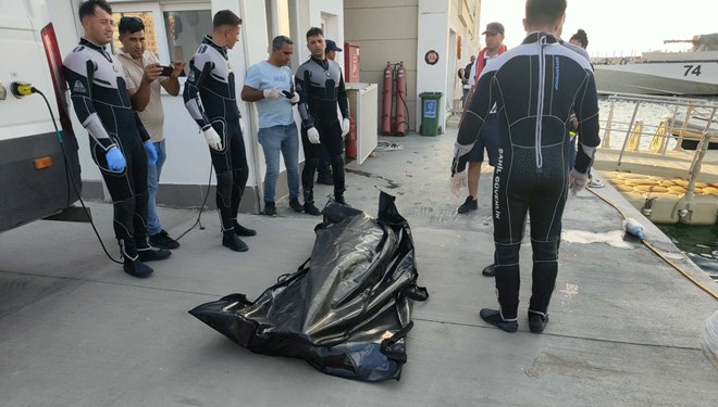 Ayd�n'da korkun� olay: Denizde boynuna ta� ba�l� cesedi bulundu