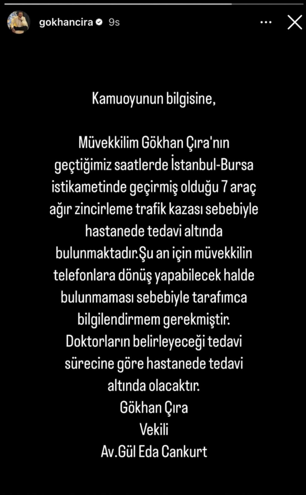 Trafik kazası geçirdiği iddia edilmişti: Gökhan Çıra'nın sağlık durumu hakkında açıklama - 4