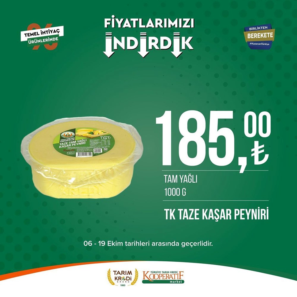 İNDİRİM BUGÜN BAŞLADI! Tarım Kredi Kooperatifi Market İndirim Kataloğu | Siirt Olay Haber Tarım Kredi Kooperatif Market ekim ayına özel yeni indirimli ürünler listesi: Yüzde 50 indirim bugün başlıyor (16 Ekim-2 Kasım 2023 Tarım Kredi Market indirimleri) - 95