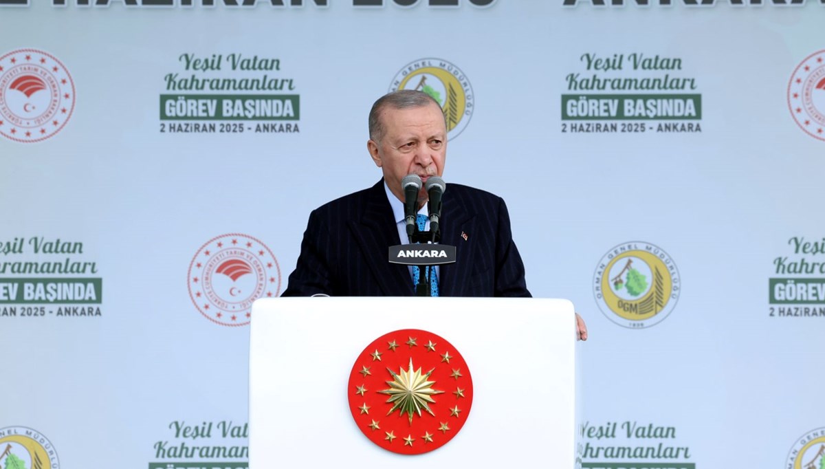 Erdoğan: Orman varlığımız tehdit altında
