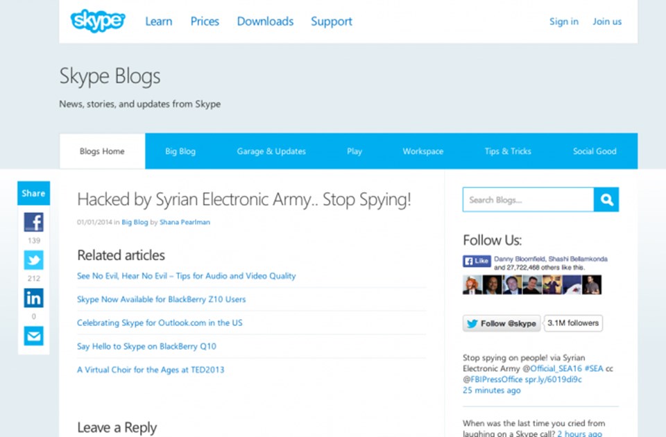 Suriye Elektronik Ordusu Skype’ı hack’ledi - 4