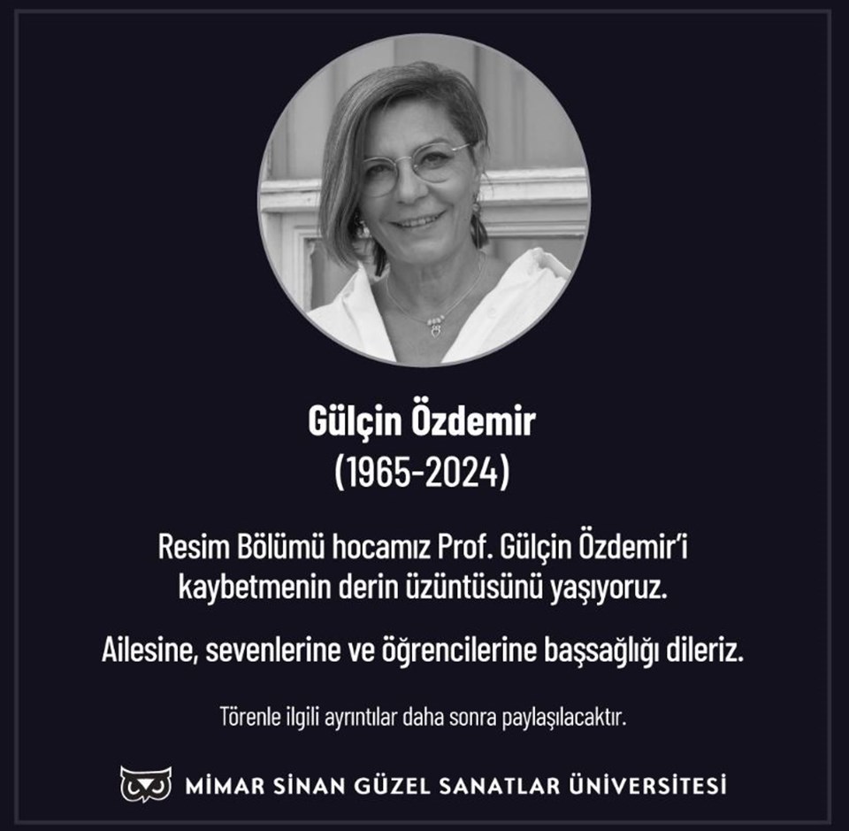 Prof. Dr. Gülçin Aksoy hayatını kaybetti (Prof. Dr. Gülçin Aksoy kimdir?) - 1
