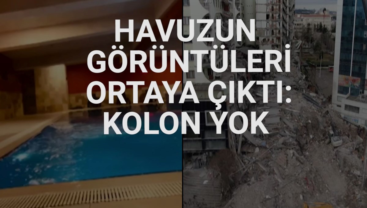 89 kişinin öldüğü Galeria Sitesi'nin havuzunun görüntüleri ortaya çıktı