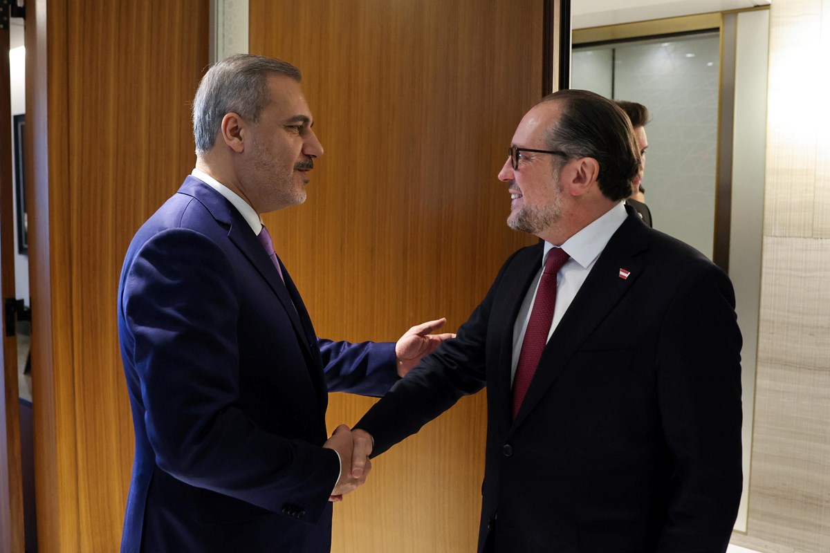 Bakan Fidan, Avusturya Dışişleri Bakanı Alexander Schallenberg Bakan Fidan, Avusturya Dışişleri Bakanı Alexander Schallenberg