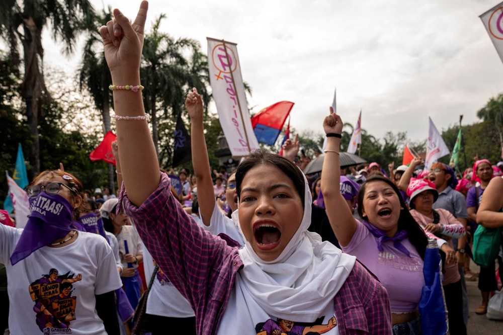 Dünya'da 8 Mart: Avrupa'dan Asya'ya kadınlar sokaklara döküldü - 9