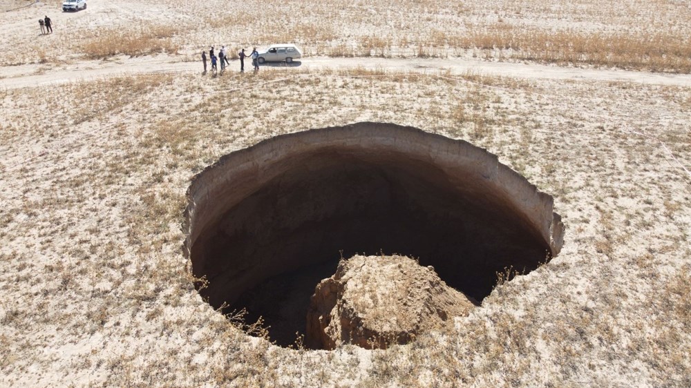 Konya'da 70 metre derinliğinde obruk - 2