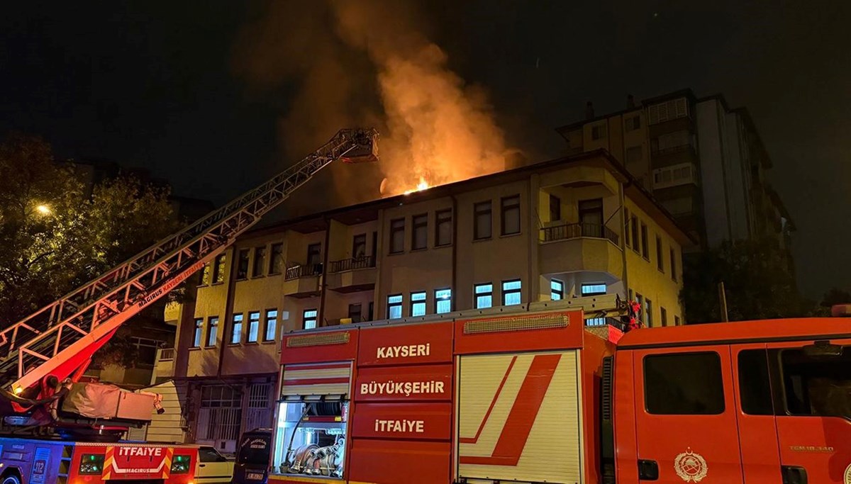 Eşi eve almayınca binayı ateşe verdi