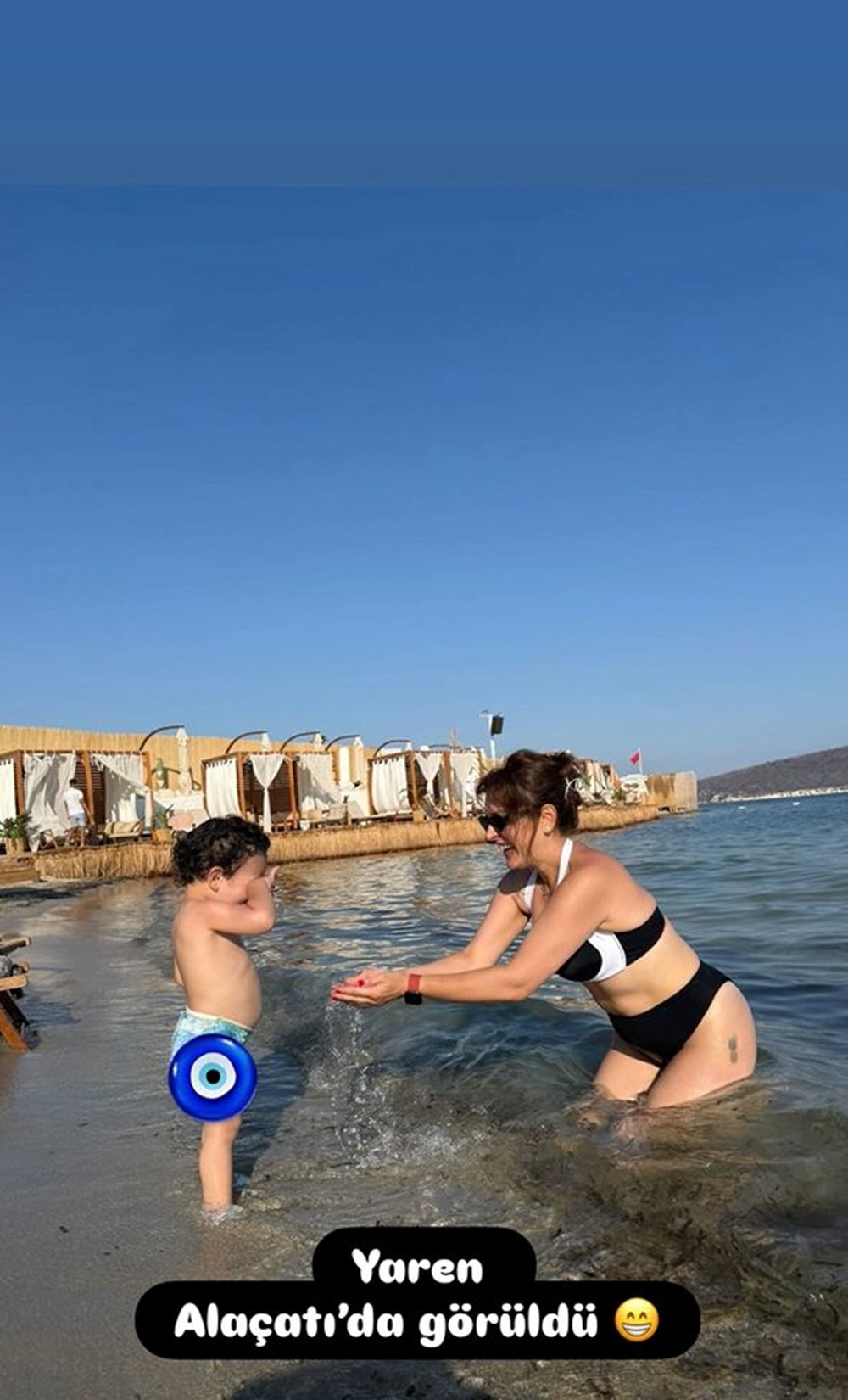 Ezgi Mola ayrılık sonrası tatile çıktı: Oğluyla yeni kare - 5