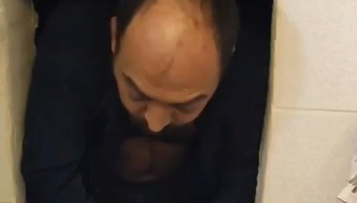 Firari hükümlü tuvaletteki gizli bölmede yakalandı