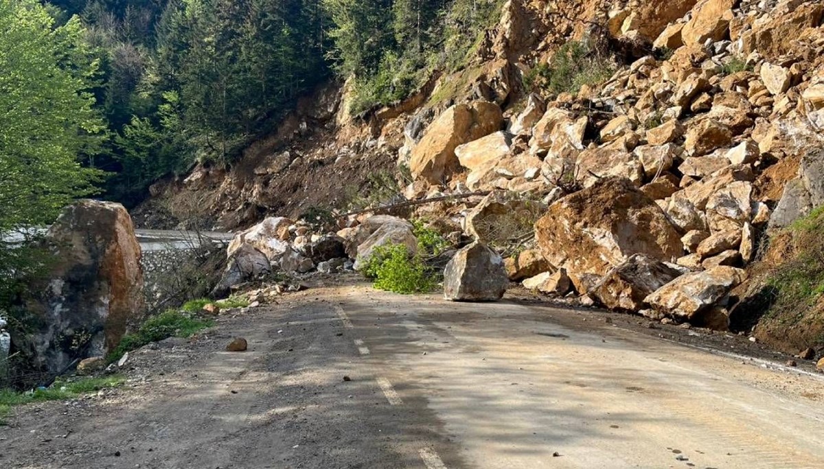 Giresun'da heyelan Giresun'da heyelan