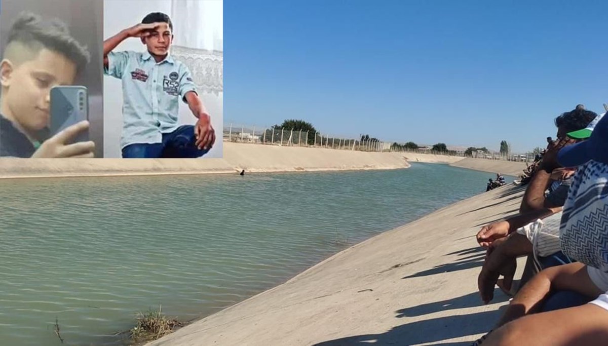 Şanlıurfa'da sulama kanalına giren iki kuzen boğuldu Şanlıurfa'da sulama kanalına giren iki kuzen boğuldu