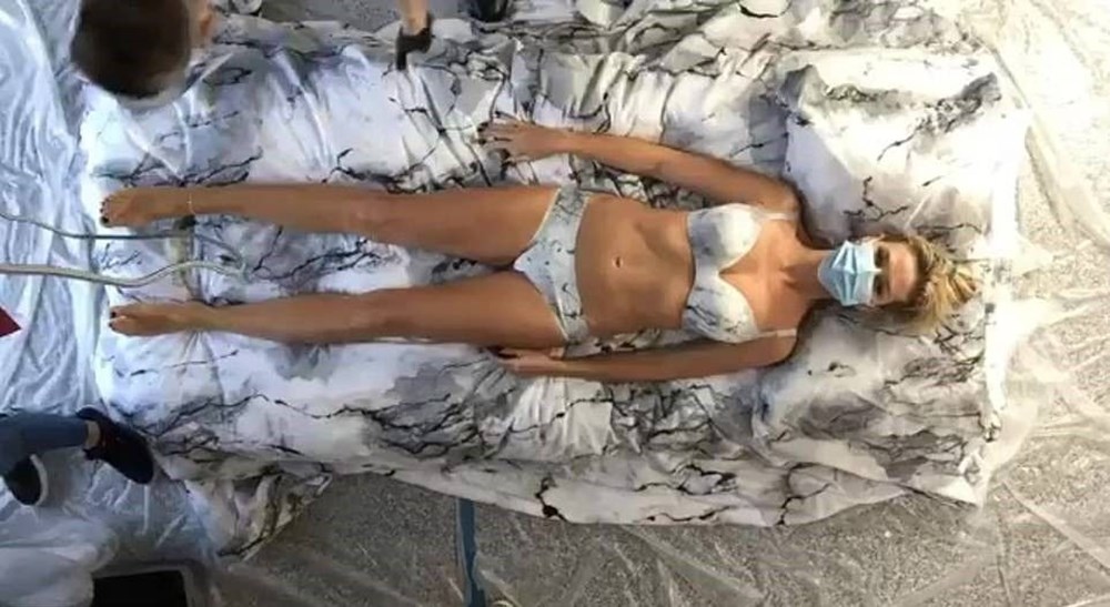 Heidi Klum Cadılar Bayramı'nda ailesiyle evde korku filmi çekti - 10