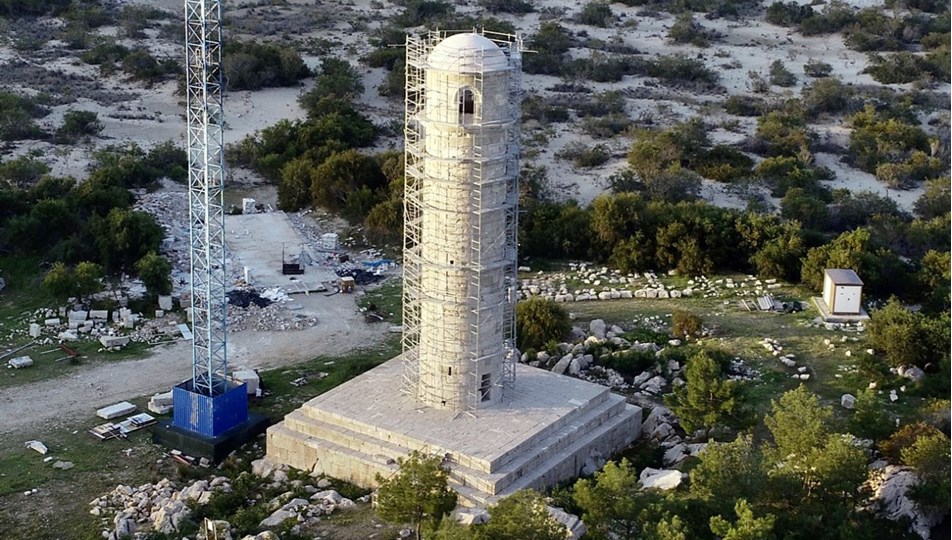 2 bin yıllık Patara Deniz Feneri'nin restorasyonu bitti