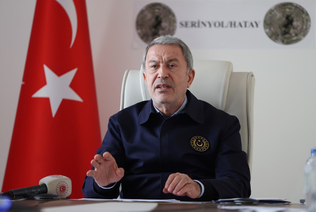 Bakan Akar ve komutanlar ikinci depreme Hatay