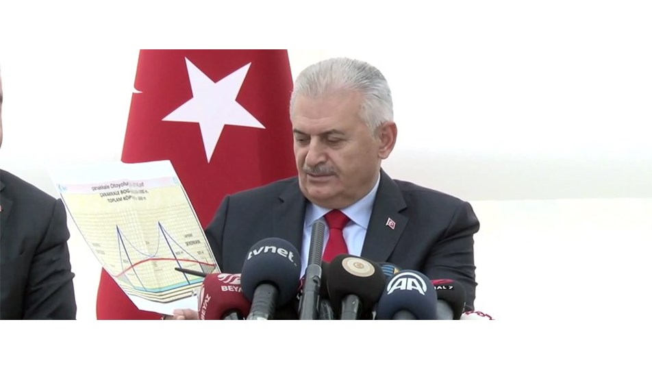 Başbakan Yıldırım'dan Çanakkale 1915 Köprüsü açıklaması
