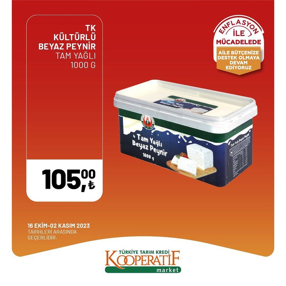 İNDİRİM BUGÜN BAŞLADI! Tarım Kredi Kooperatifi Market İndirim Kataloğu | Siirt Olay Haber Tarım Kredi Kooperatif Market ekim ayına özel yeni indirimli ürünler listesi: Yüzde 50 indirim bugün başlıyor (16 Ekim-2 Kasım 2023 Tarım Kredi Market indirimleri) - 25