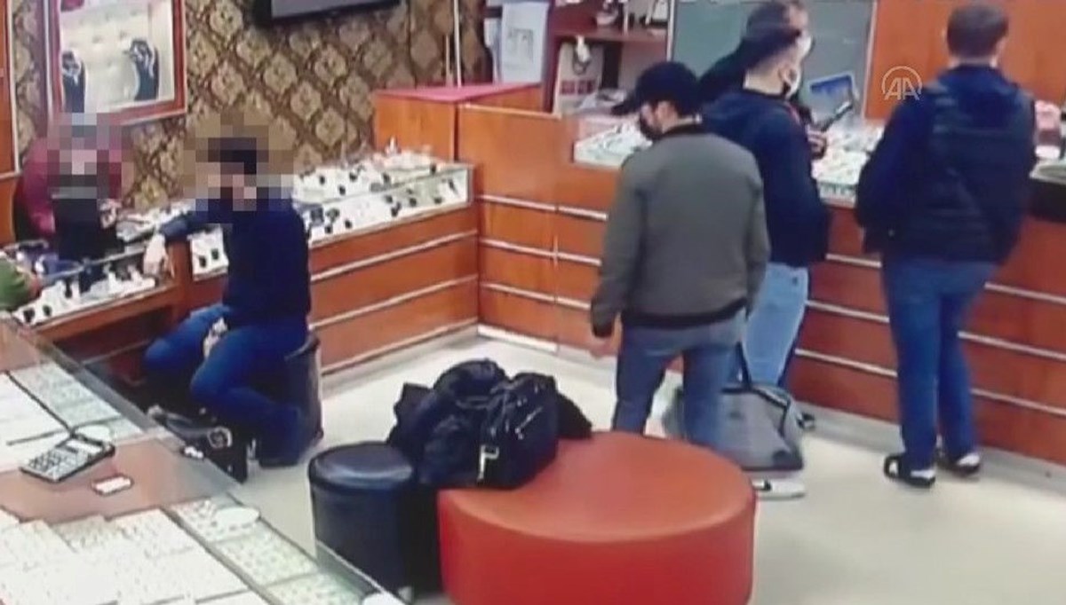 500 bin TL'lik altını böyle çaldı