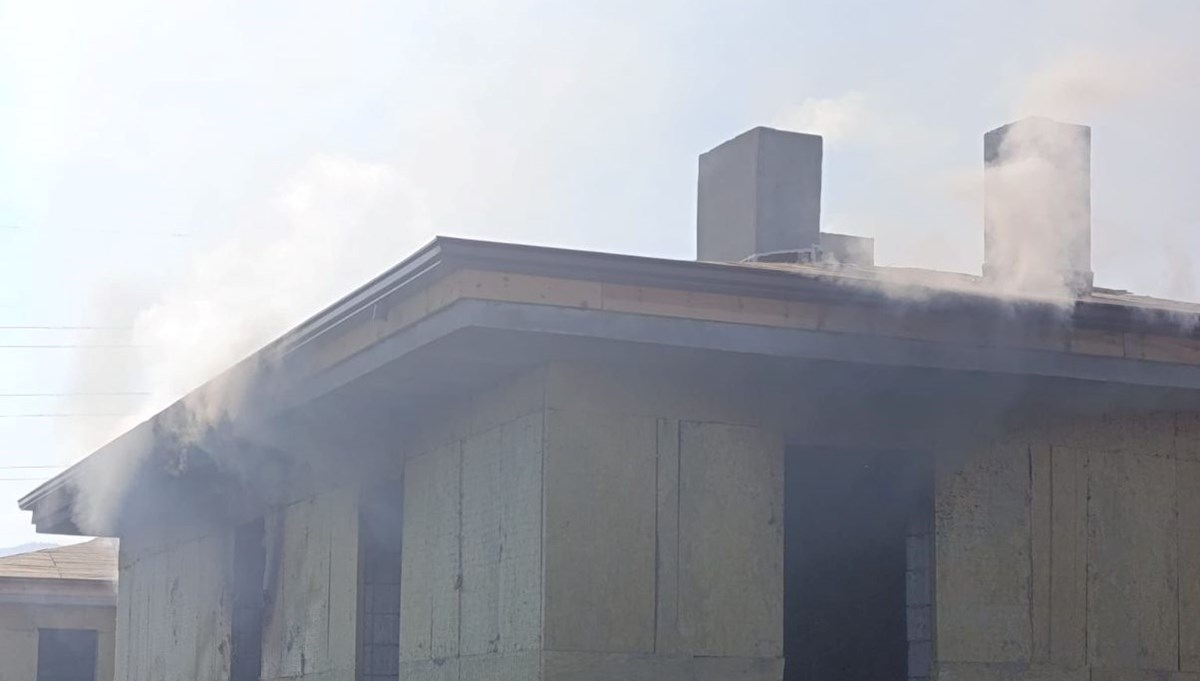 Osmaniye'de işçilerin kaldığı evde yangın çıktı