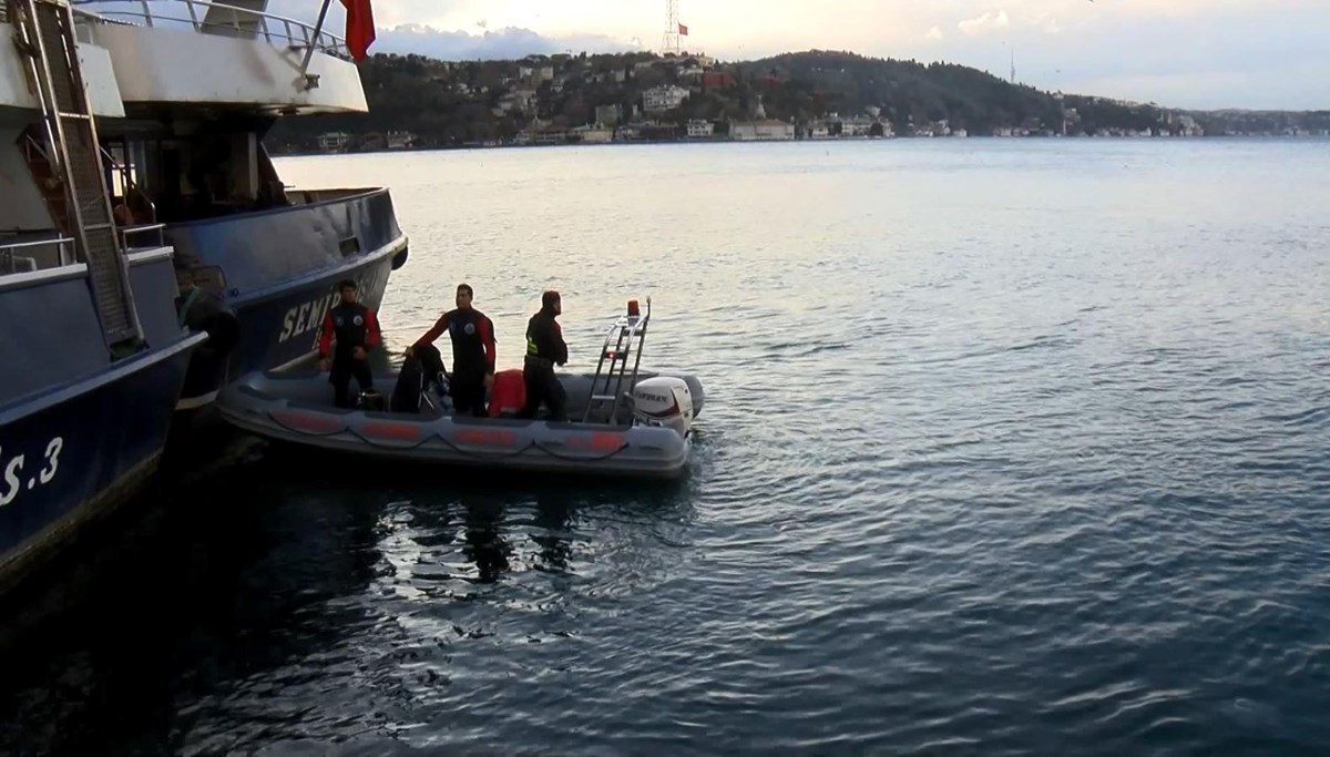 Sarıyer'de denizde kaybolan kişiler aranıyor