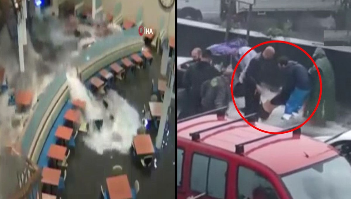 İtalya’da sel böyle geldi: Araçlarında mahsur kalanlar kurtarıldı