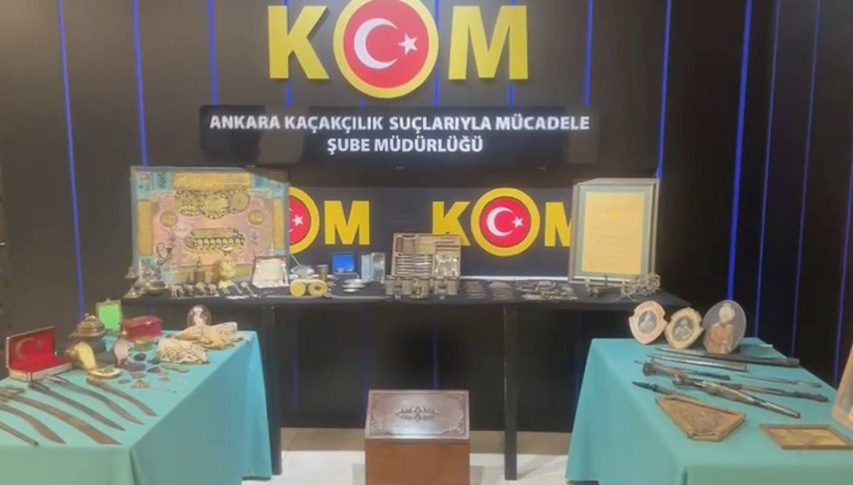 1,5 milyon lira değerinde 243 tarihi eser ele geçirildi 1,5 milyon lira değerinde 243 tarihi eser ele geçirildi