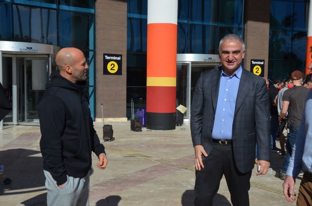 Bakan Mehmet Nuri Ersoy'dan Five Eyes film setine sürpriz ziyaret - 2