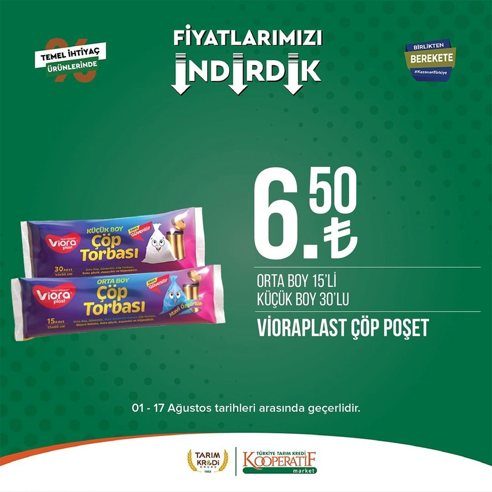 Tarım Kredi Kooperatif Market ağustos ayı güncel indirimli ürünler (1-17 Ağustos 2023 Tarım Kredi Market indirimleri) - 2