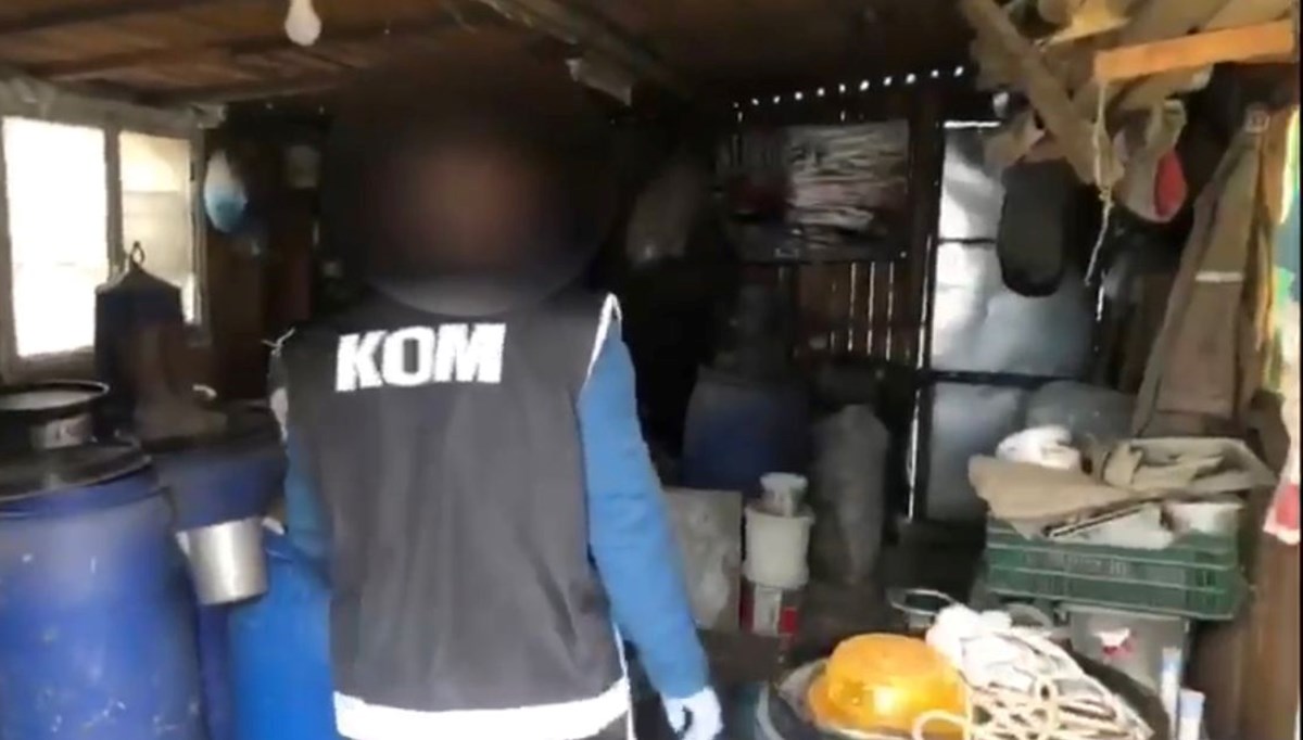 Tekirdağ'da bin 270 litre sahte içki ele geçirildi