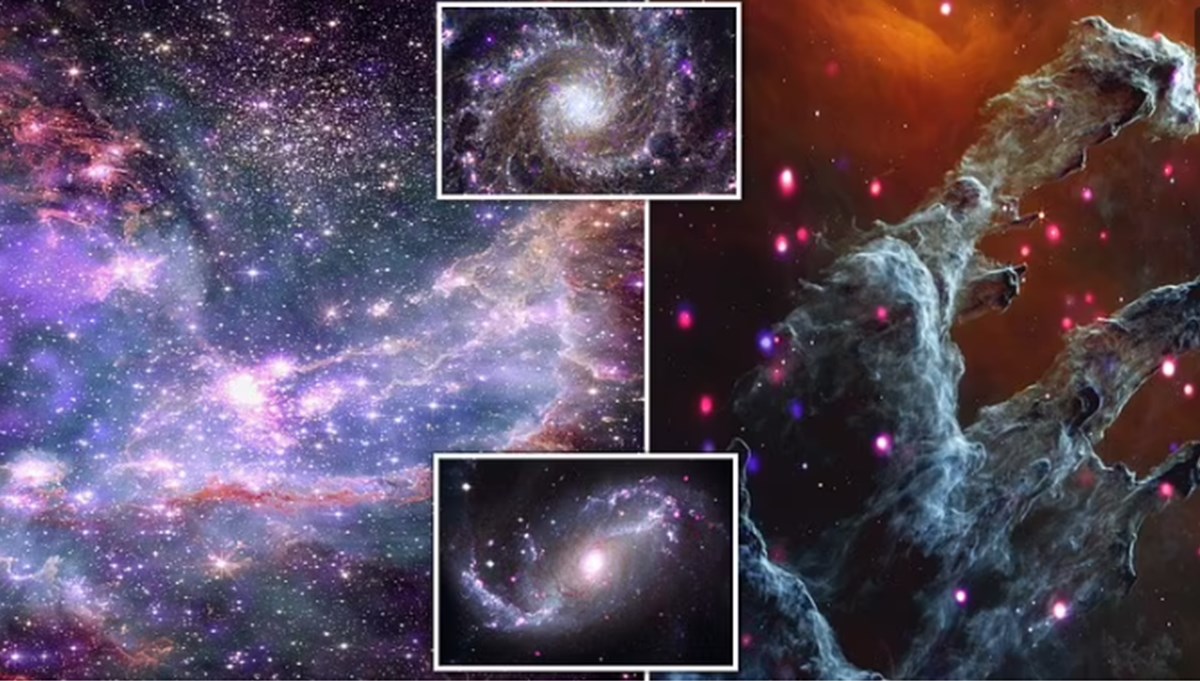 NASA'dan yeni paylaşım: Evrenin gerçek renkleri ortaya çıktı