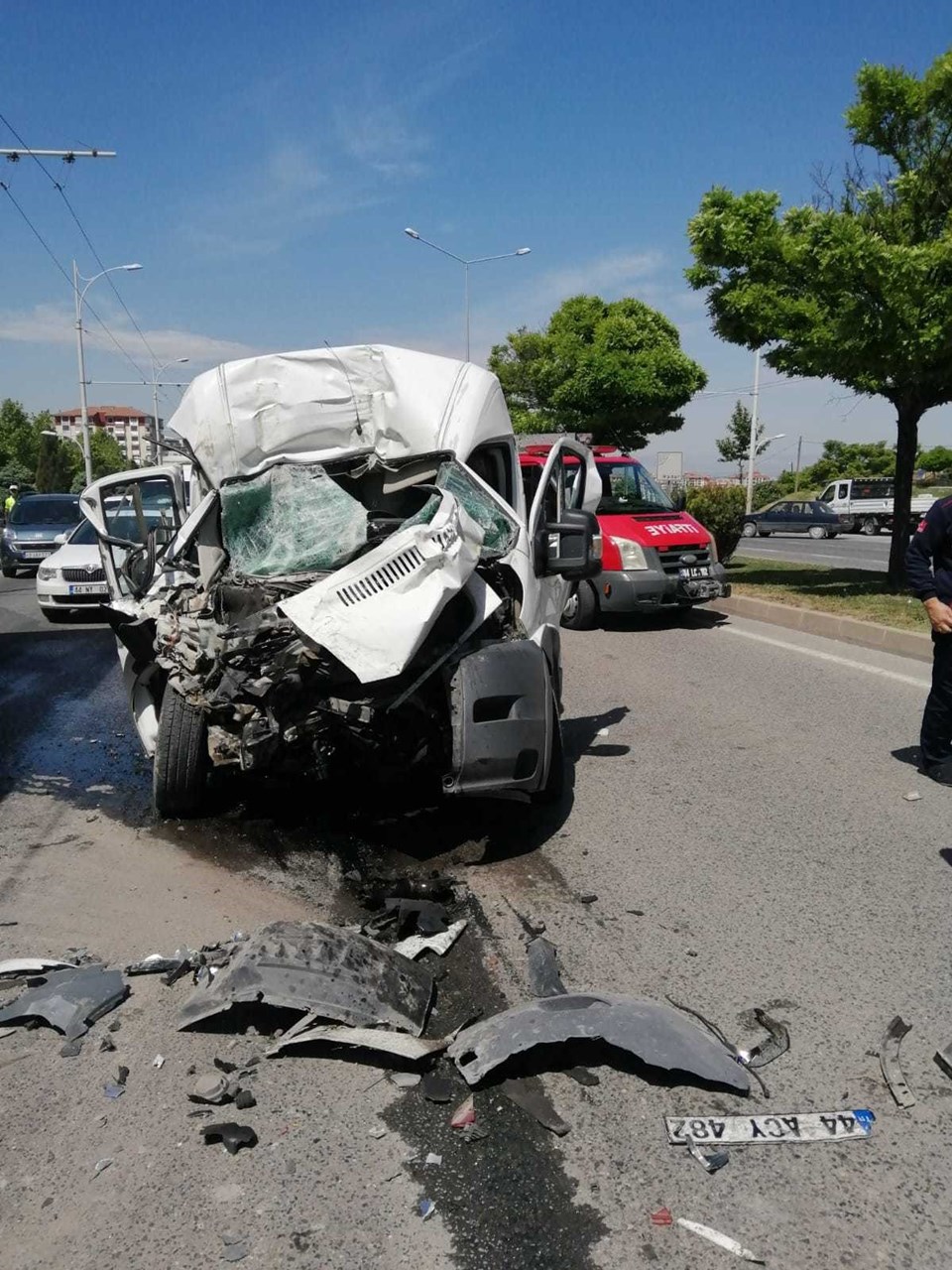 Malatya'da zincirleme kaza: 3 yaralı - 2