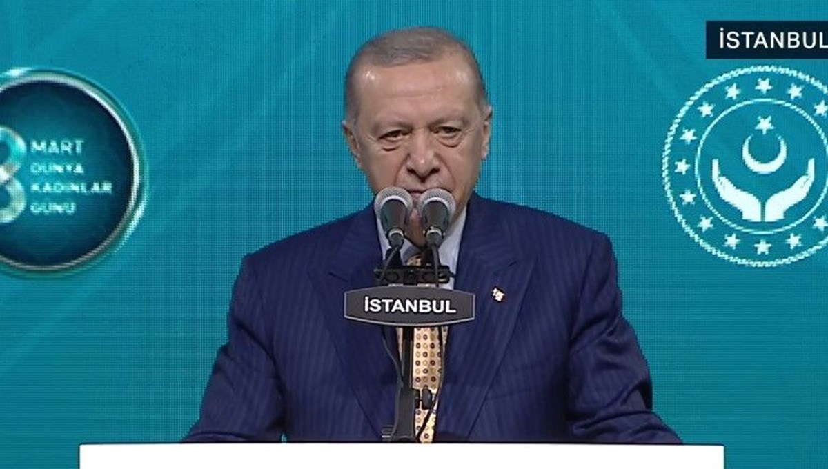 Cumhurbaşkanı Erdoğan: Sadece 8 Mart değil yılın kalan 364 günü de kadınların günüdür
