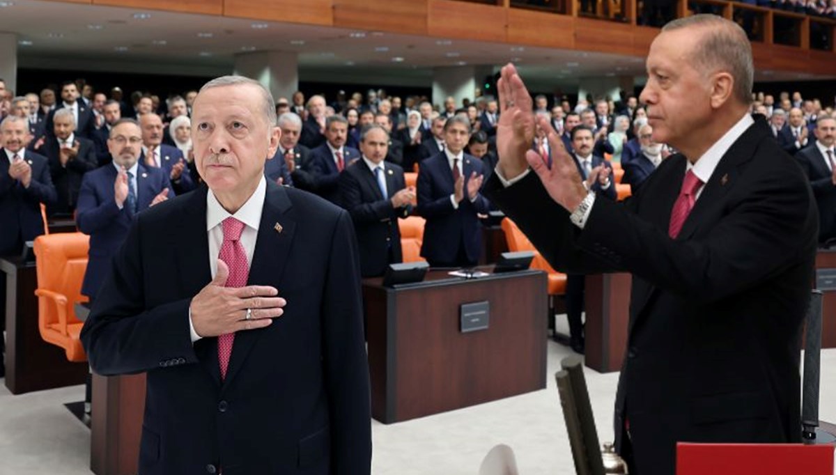 Cumhurbaşkanı Erdoğan'ın Meclis'teki yemin töreninden kareler Cumhurbaşkanı Erdoğan'ın Meclis'teki yemin töreninden kareler