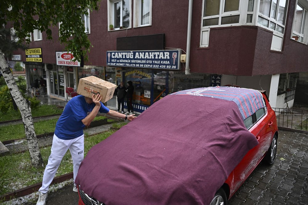 Ankara'da sağanak ve dolu etkili oldu - 2
