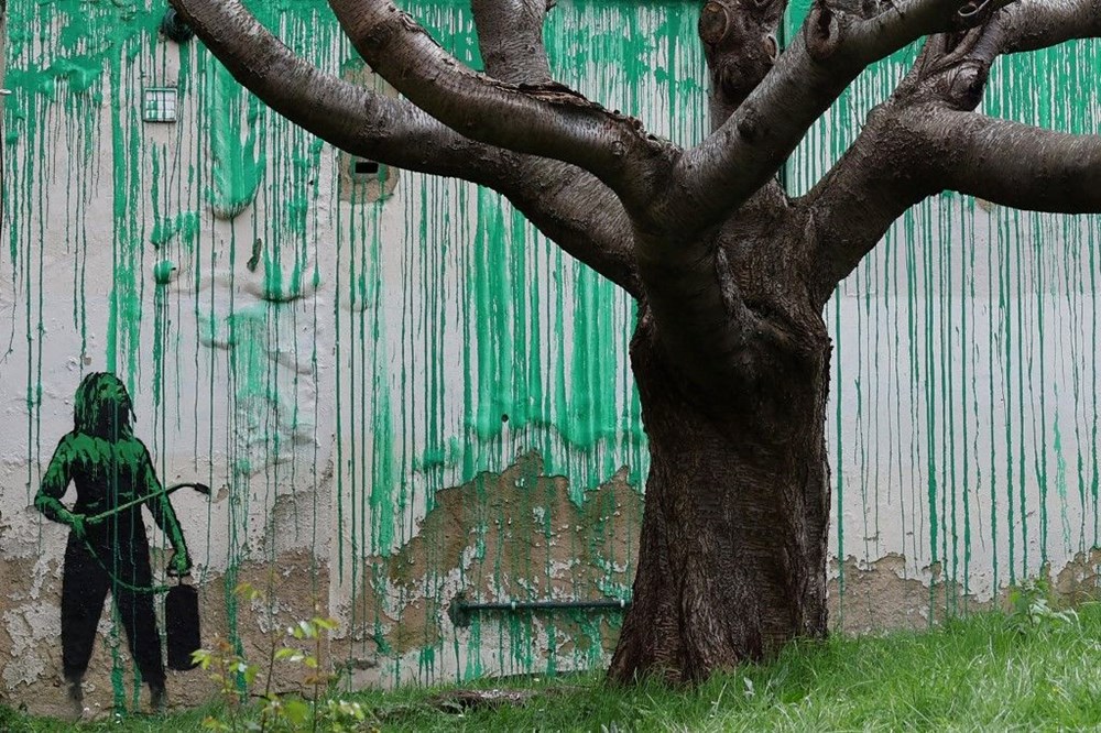 Gizemli sokak sanatçısı Banksy'nin yeni eseri ortaya çıktı - 2