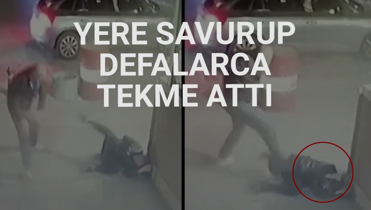 Kadını restoran çıkışında dövdü, araya girenlere de saldırdı Kadını restoran çıkışında dövdü, araya girenlere de saldırdı