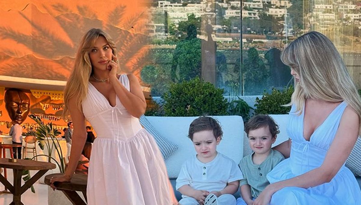 Tatlıses ailesi tatilde