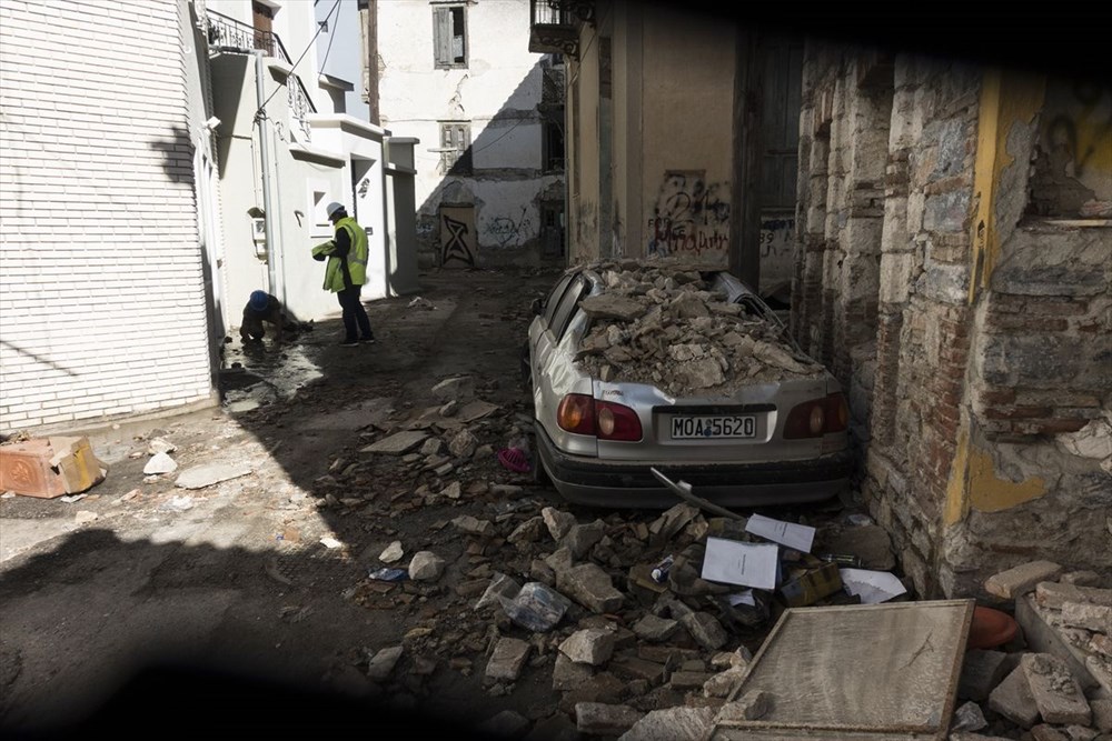 Depremin vurduğu Yunan adası Sisam'da son durum - 24
