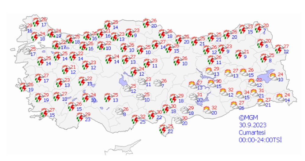 Meteoroloji'den 7 il için sarı kodlu uyarı (Marmara ve Batı Karadeniz'de kuvvetli yağış) - 11