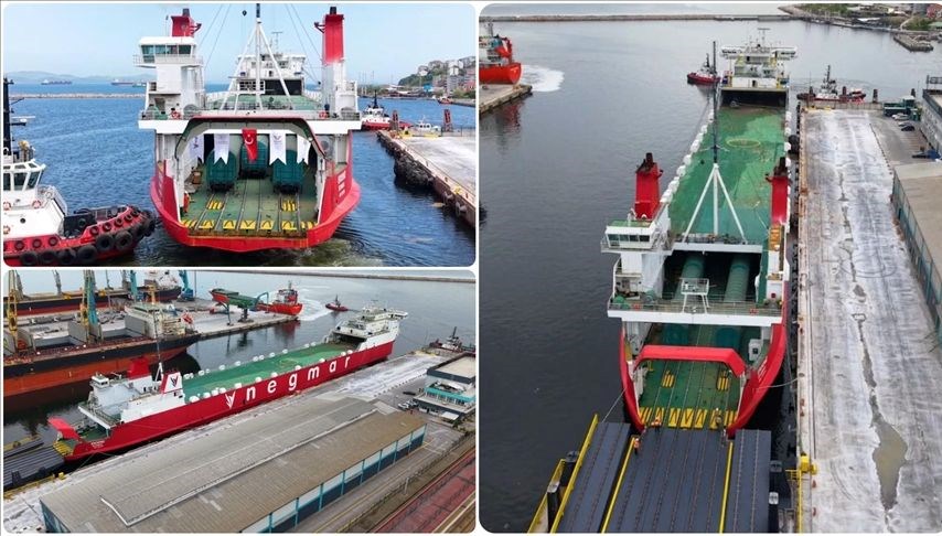 Bandırma'dan Tekirdağ'da tren feribot seferleri sürüyor