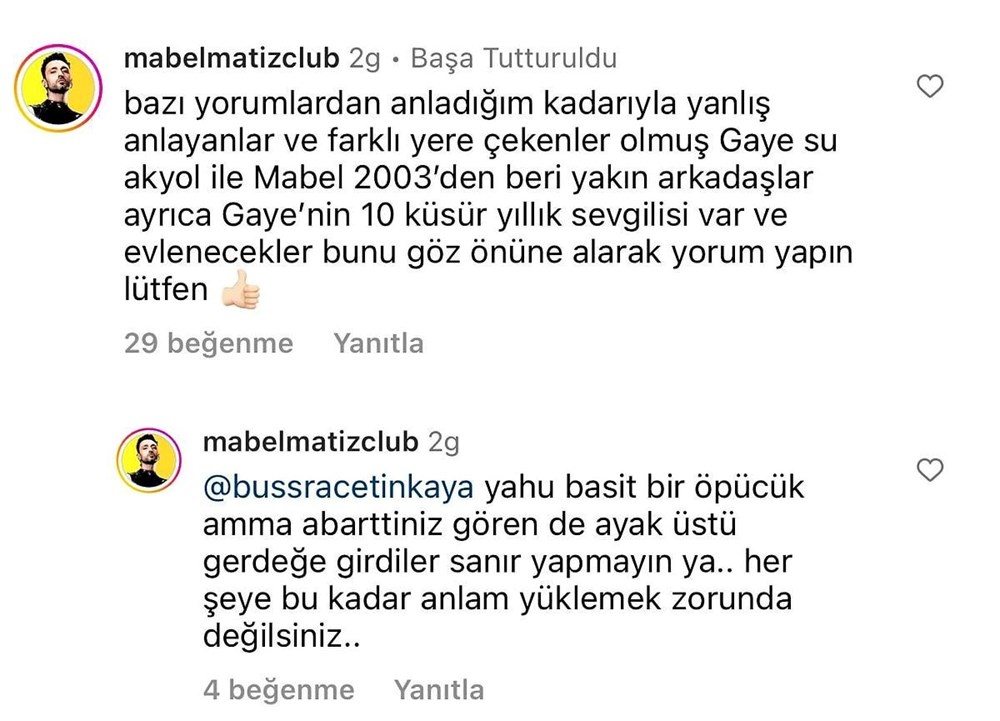 Mabel Matiz ve Gaye Su Akyol öpüştü! Sosyal medya ikiye bölündü - 4