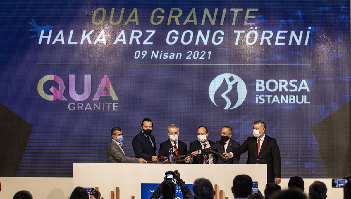 Borsa İstanbul’da gong Qua Granite için çaldı