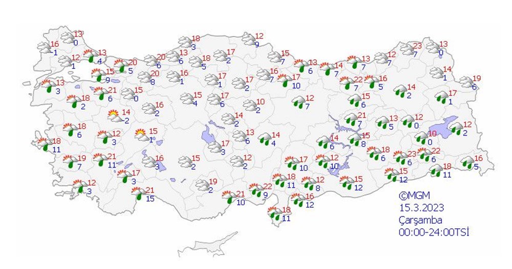 Meteoroloji'den 58 il için uyarı (Hafta sonu hava nasıl olacak?) - 15