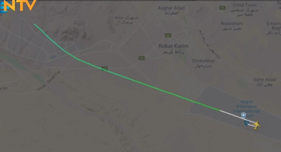 İran'da yolcu uçağı düştü, 176 kişi hayatını kaybetti - 1