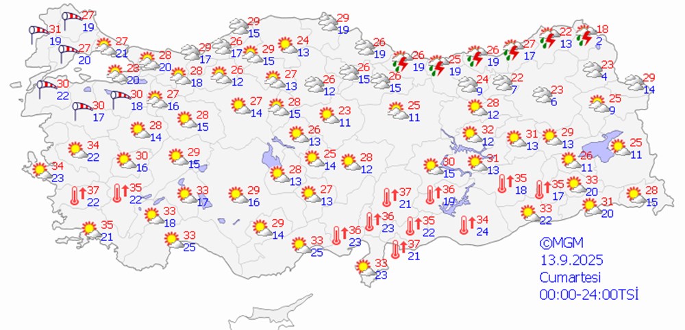 Meteoroloji yeni haftalık raporunu yayımladı: İstanbul dahil yağmur geliyor - 6