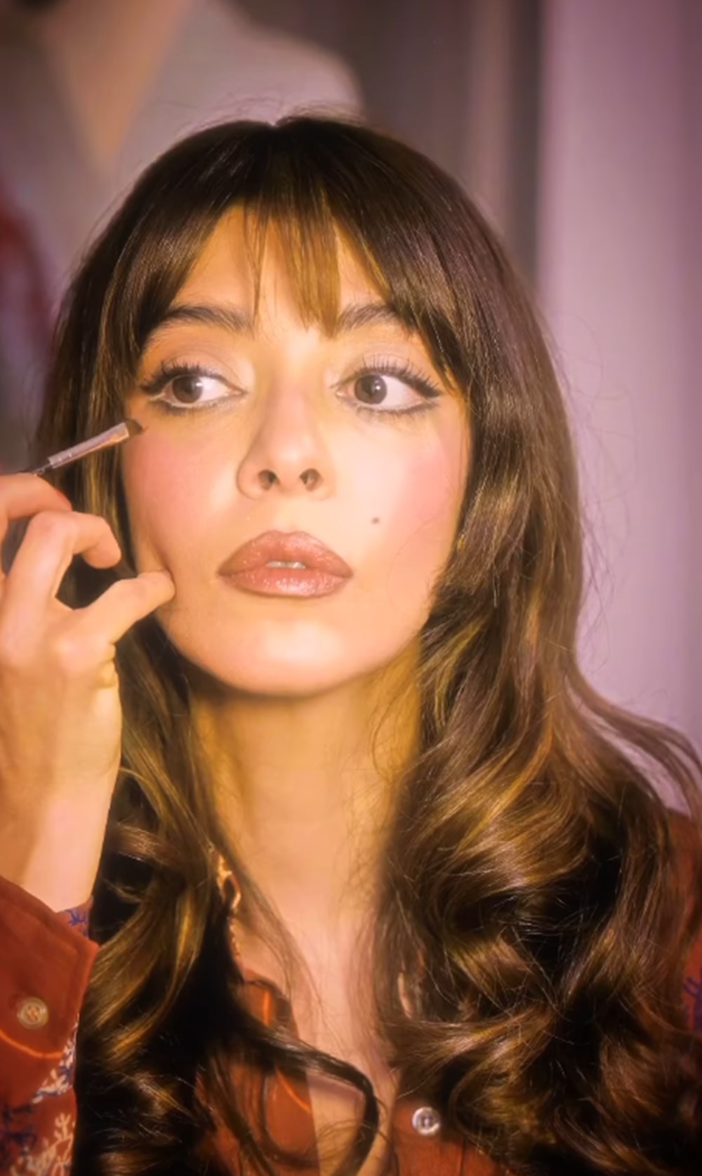 Selin Şekerci de Turkish Delight akımına uydu, Türkan Şoray makyajı yaptı - 3