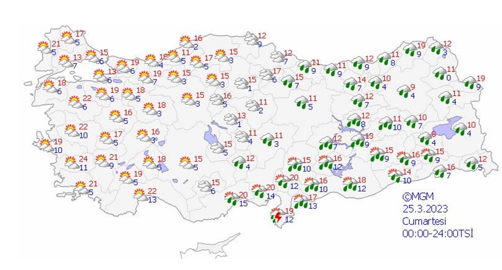 Meteorolojiden deprem bölgesine kuvvetli yağış uyarısı (Deprem bölgesinde hava nasıl olacak?) - 8