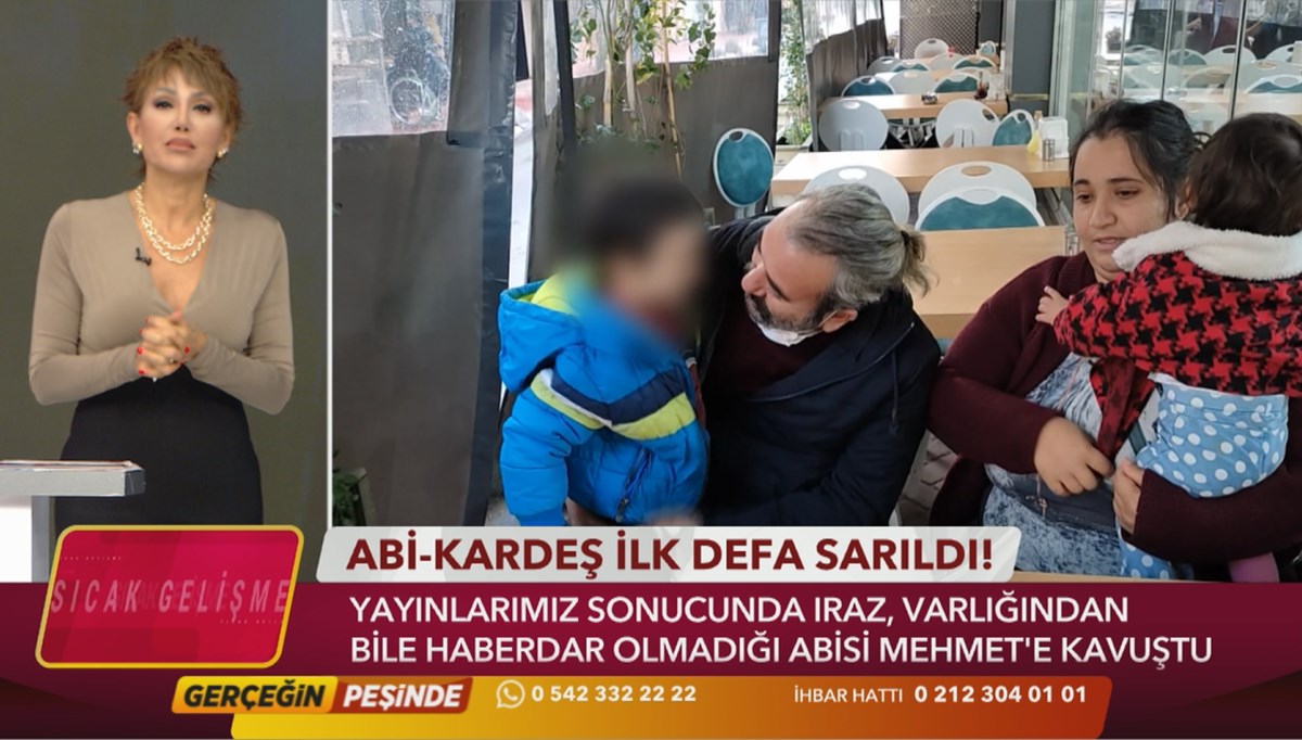 Gerçeğin Peşinde'de çocuklarını ararken abisini buldu