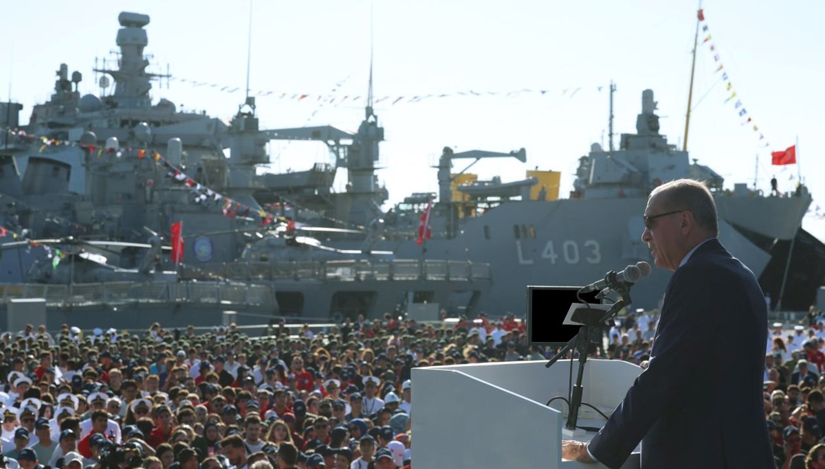 Erdoğan TEKNOFEST Mavi Vatan'da konuşuyor Erdoğan TEKNOFEST Mavi Vatan'da konuşuyor