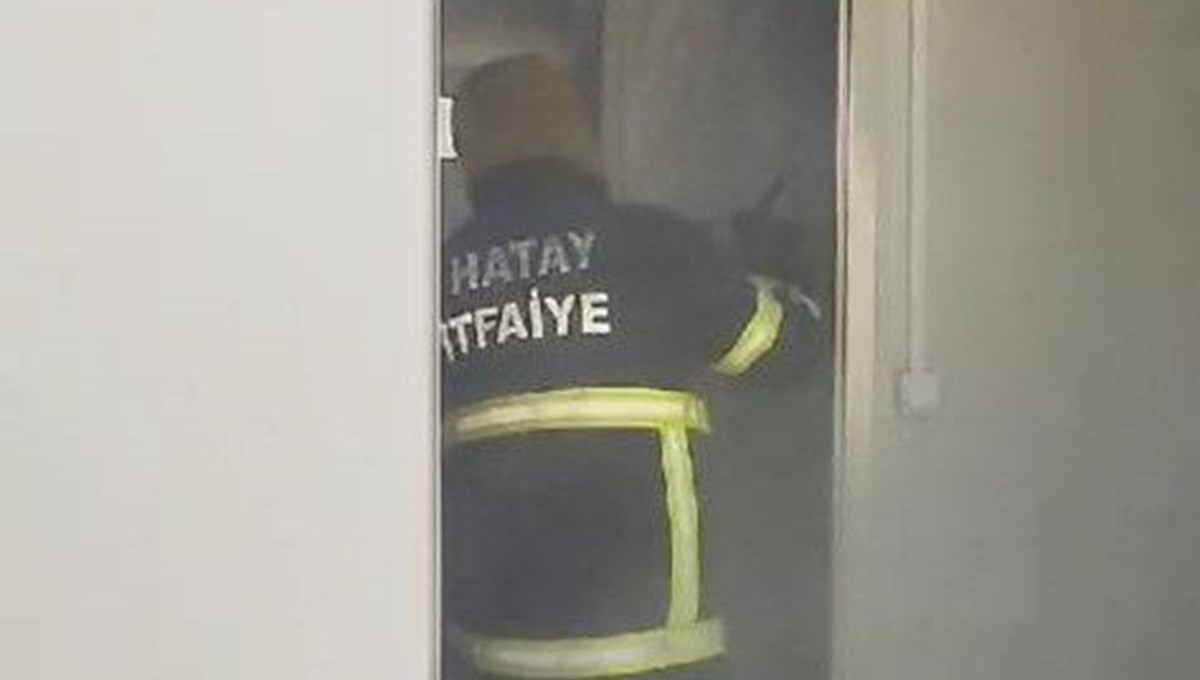 Hatay’da konteyner kentte yangın