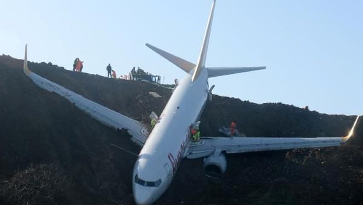 Trabzon'da pistten çıkan uçak, 'pide salonu'na dönüştürülecek